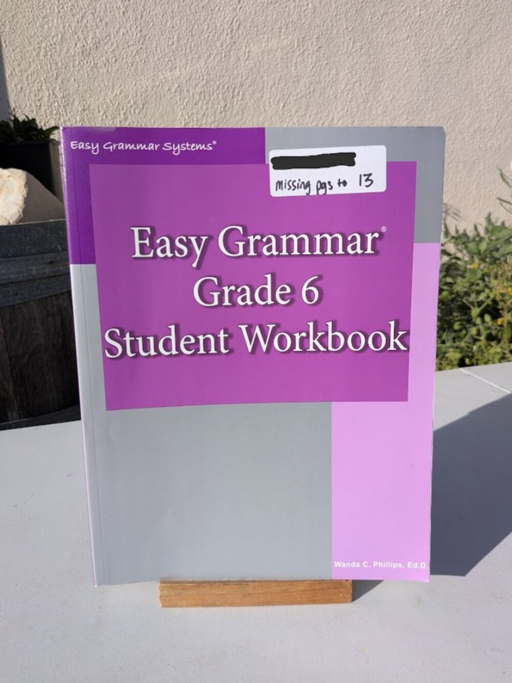 Easy Grammar Grade 6 Student Workbook Activity Book Literature Reading Curriculu